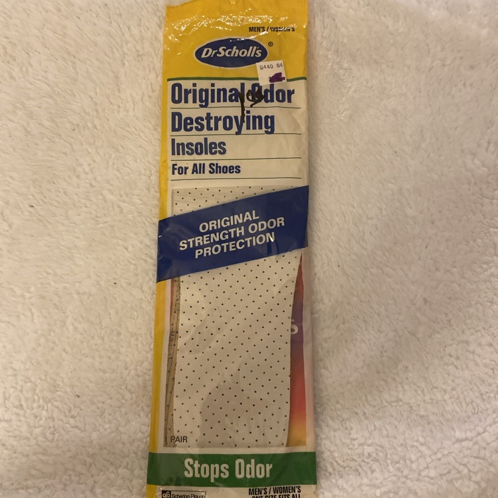 Dr. Scholl's Original Odor Destroying Insoles For All One Size Fits All Shoes